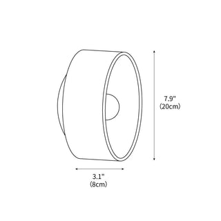 Odis Minimalist Iron Wall Sconce