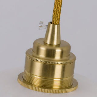 Elvra Alabaster Brass Pendant Light