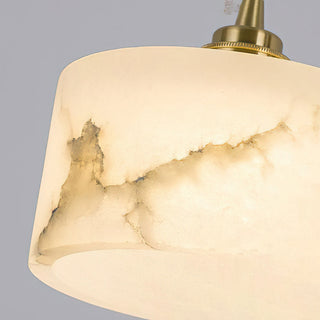 Elvra Alabaster Brass Pendant Light