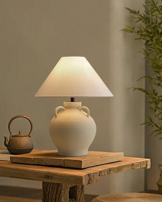 Old Wine Pot Oriental Ceramics Table Light