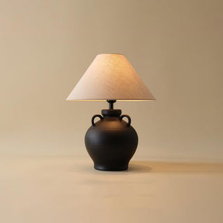 Old Wine Pot Oriental Ceramics Table Light
