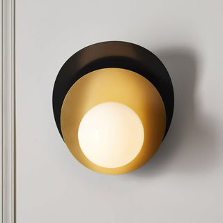 Olivia Layered Metal Glass Wall Light