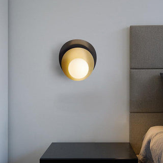 Olivia Layered Metal Glass Wall Light