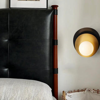 Olivia Layered Metal Glass Wall Light