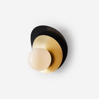 Olivia Layered Metal Glass Wall Light