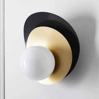 Olivia Layered Metal Glass Wall Light