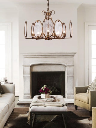 Ombelle Vintage Iron Chandelier