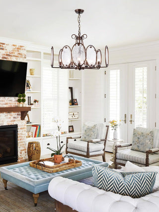 Ombelle Vintage Iron Chandelier