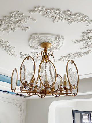 Ombelle Vintage Iron Chandelier