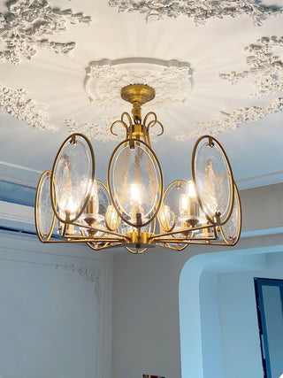 Ombelle Vintage Iron Chandelier