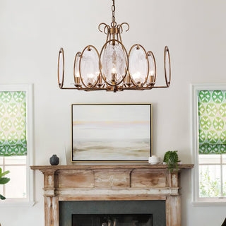 Ombelle Vintage Iron Chandelier