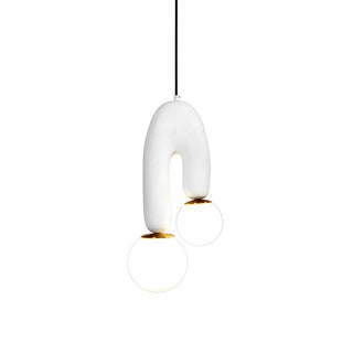 Duo Contemporary Glass Pendant Light