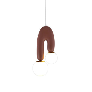 Duo Contemporary Glass Pendant Light