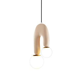 Duo Contemporary Glass Pendant Light