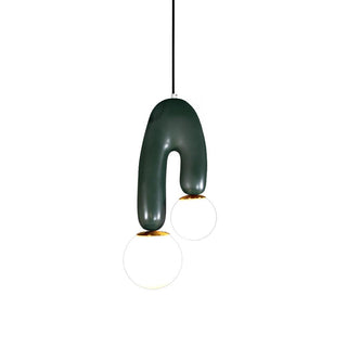 Duo Contemporary Glass Pendant Light