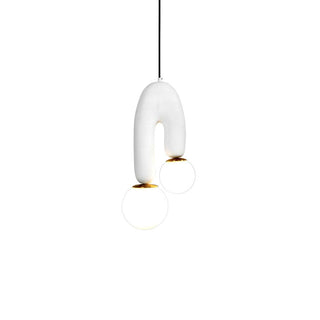 Duo Contemporary Glass Pendant Light