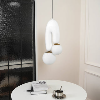 Oo Sculptural Ceramic Pendant Light