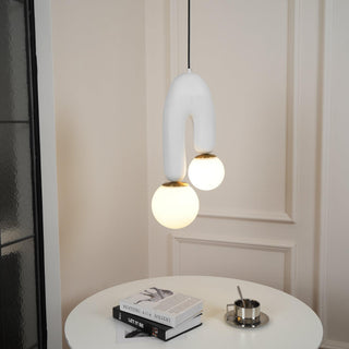 Duo Contemporary Glass Pendant Light