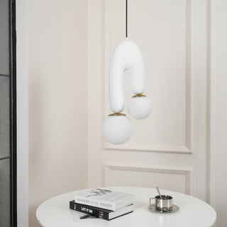 Oo Sculptural Ceramic Pendant Light