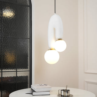 Oo Sculptural Ceramic Pendant Light