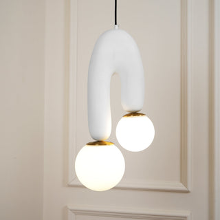 Oo Sculptural Ceramic Pendant Light