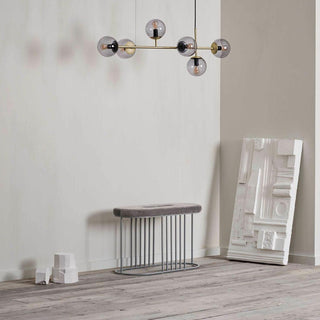 Orb Scandinavian Brass Chandelier