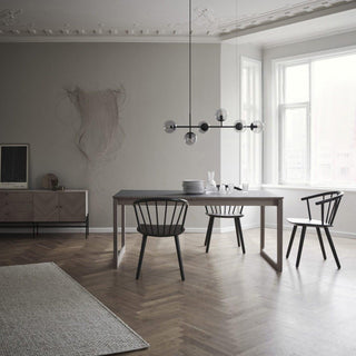 Orb Scandinavian Brass Chandelier
