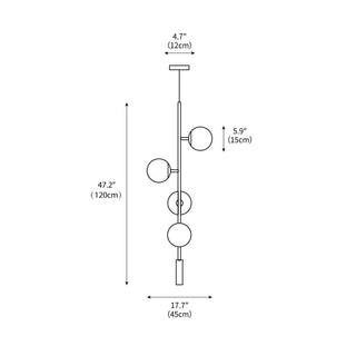 Orb Contemporary Metal Pendant Light