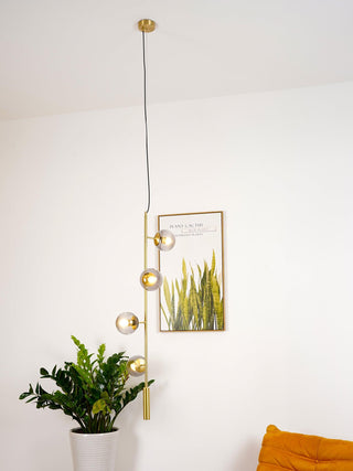 Orb Contemporary Metal Pendant Light