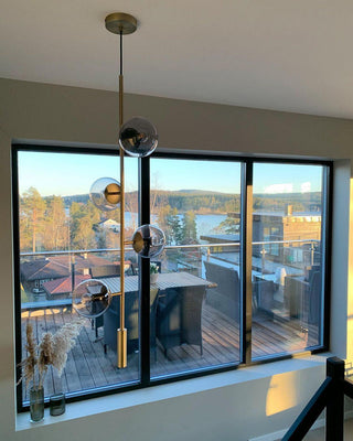 Orb Contemporary Metal Pendant Light