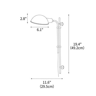Orbis Modern Metal Wall Light