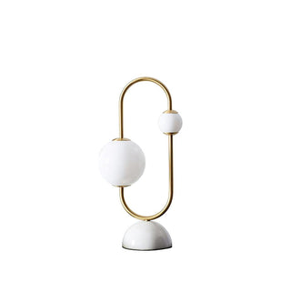 Orbit Duo Contemporary Marble Table Light