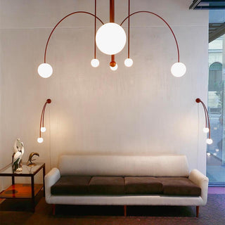 Orbit Bloom Modern Metal Chandelier