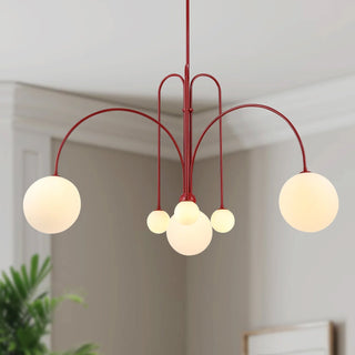 Orbit Bloom Modern Metal Chandelier
