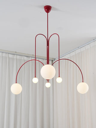 Orbit Bloom Modern Metal Chandelier