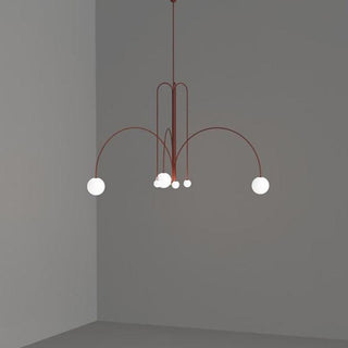 Orbit Bloom Modern Metal Chandelier