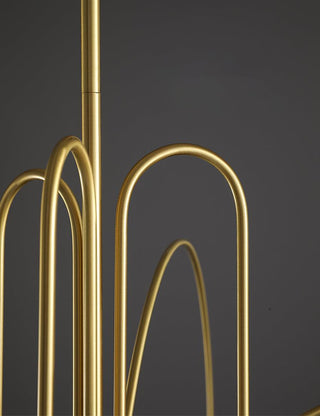 Orbit Bloom Modern Metal Chandelier