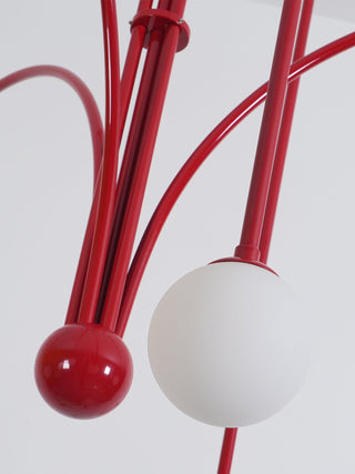 Orbit Bloom Modern Metal Chandelier