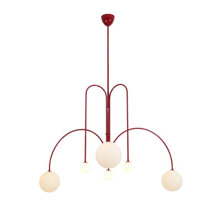 Orbit Bloom Modern Metal Chandelier
