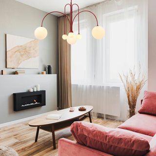 Orbit Bloom Modern Metal Chandelier
