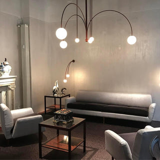 Orbit Bloom Modern Metal Chandelier