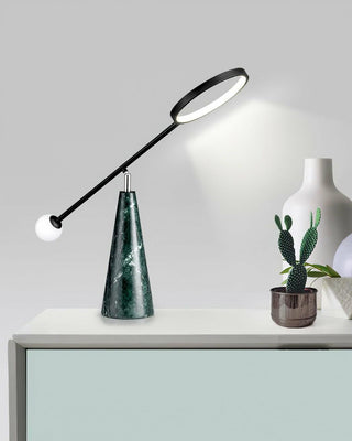 Orbit Sculptural Marble Table Light