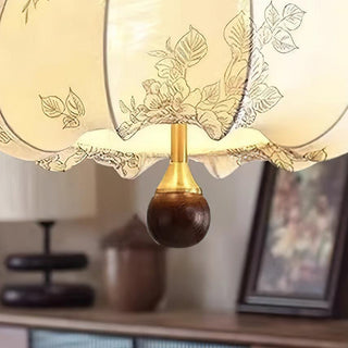 Orchid Vintage Fabric Pendant Light