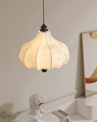 Orchid Vintage Fabric Pendant Light