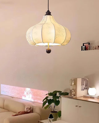 Orchid Vintage Fabric Pendant Light