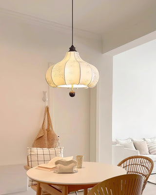 Orchid Vintage Fabric Pendant Light