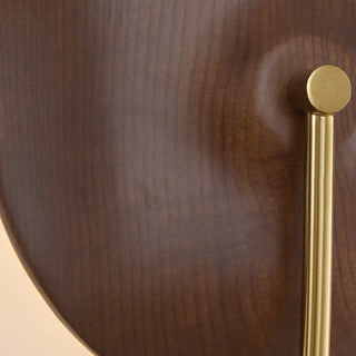 Ora Organic Wood & Brass Wall Sconce