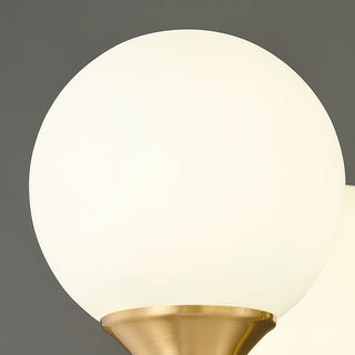 Orillia Modern Brass Wood Chandelier