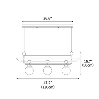 Orion Illume Modern Wood Chandelier