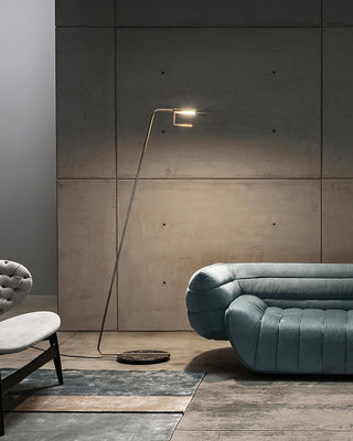 Orion Minimalist Brass Floor Light